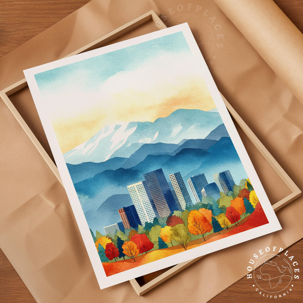 Denver travel poster – view 4