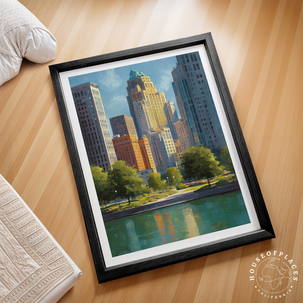 Detroit travel poster – view 2