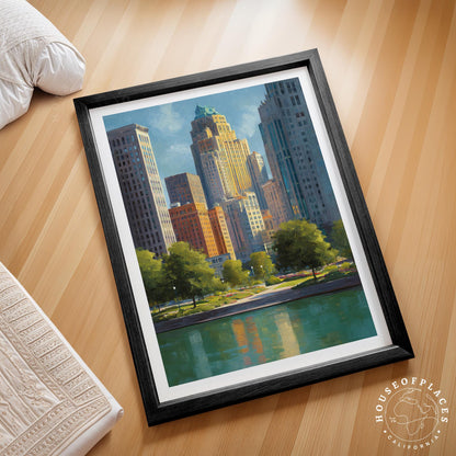 Detroit travel poster – view 2