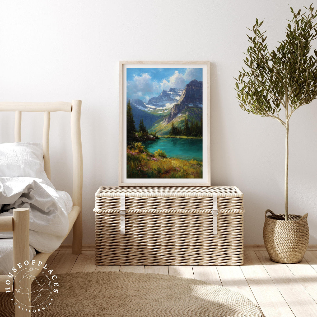 Glacier National Park travel poster – view 3