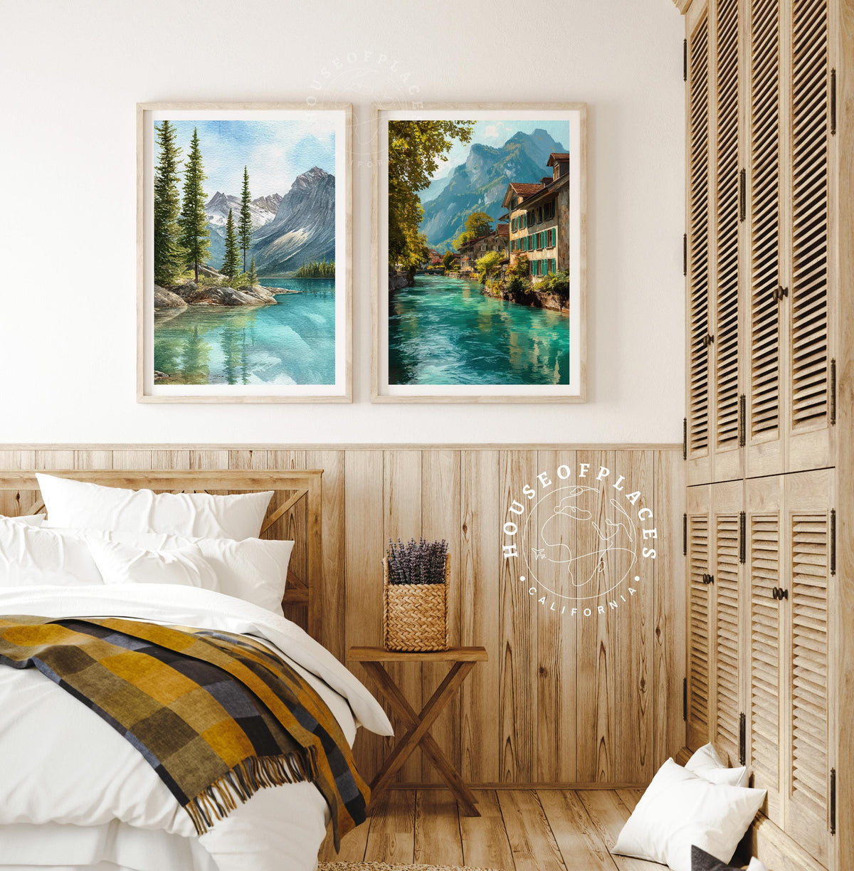 Interlaken travel poster – view 9