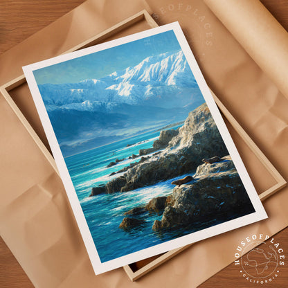Kaikoura travel poster – view 4