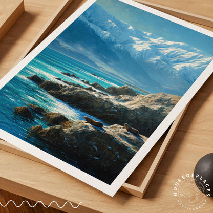 Kaikoura travel poster – view 7