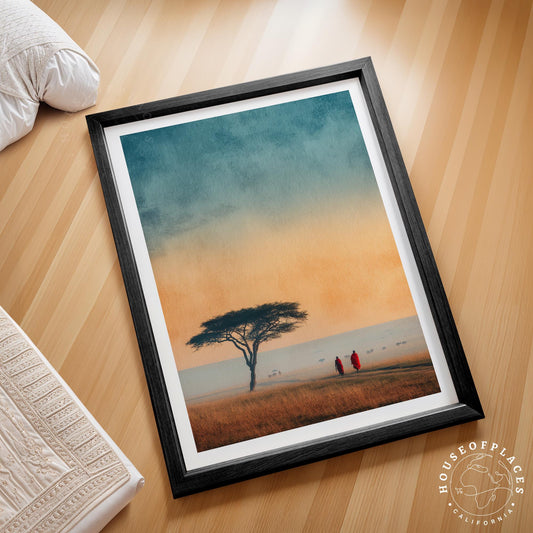 Masai Mara travel poster – view 2