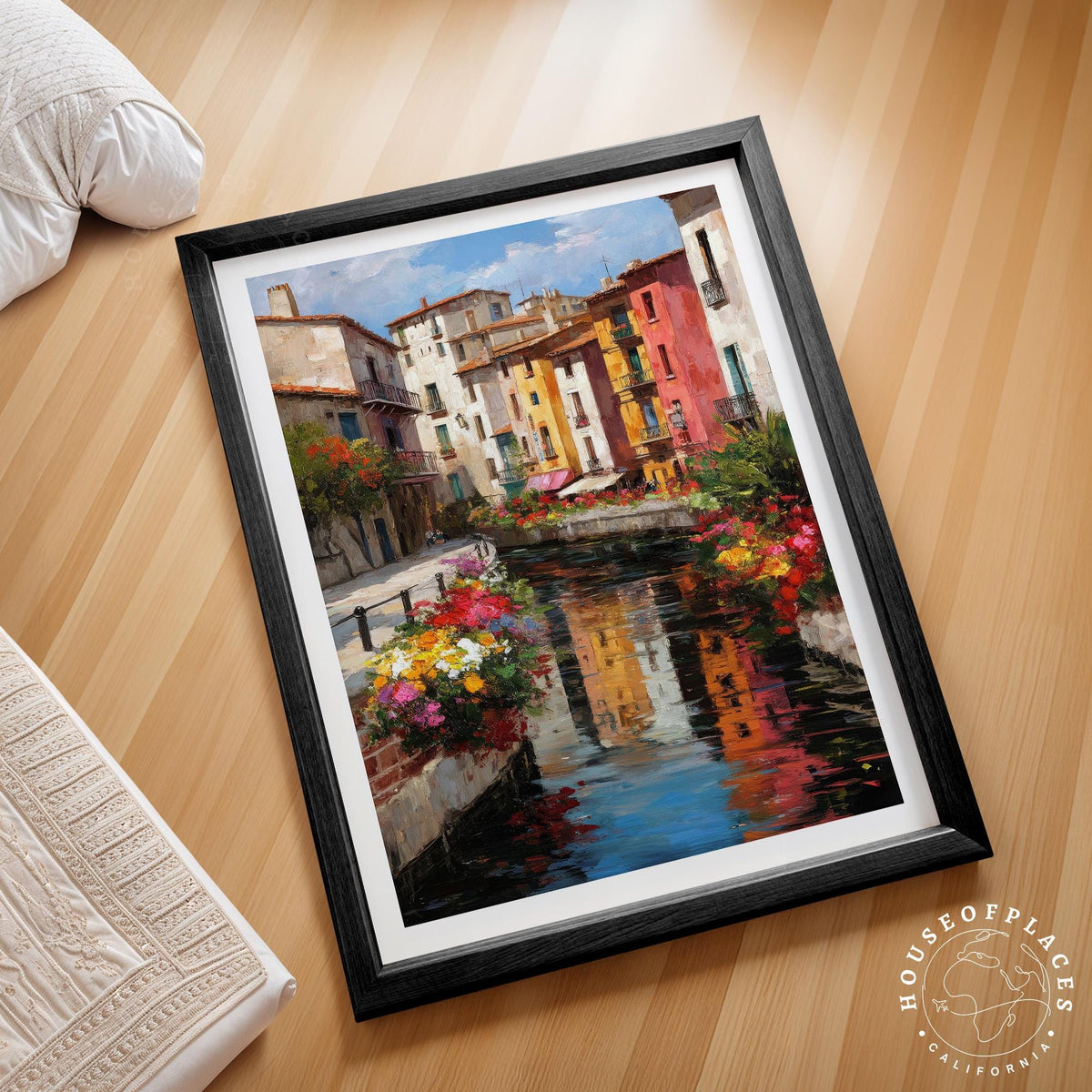 Perpignan travel poster – view 2