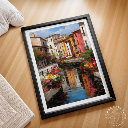 Perpignan travel poster – view 2
