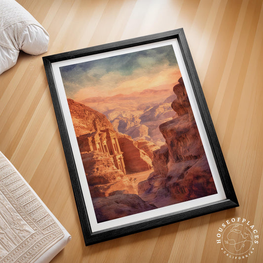 Petra travel poster – view 2