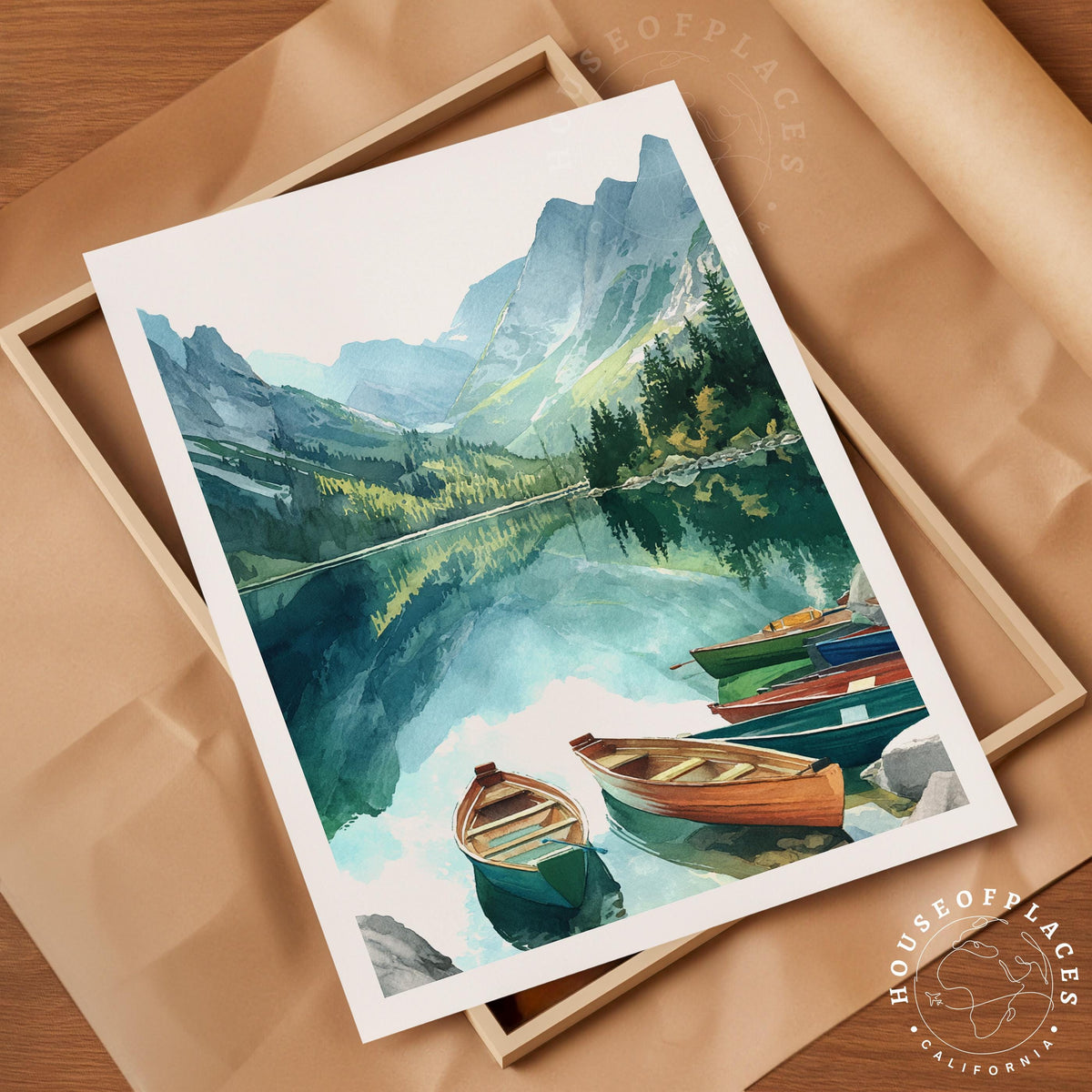 Tatra Mountains Europe travel poster – view 4