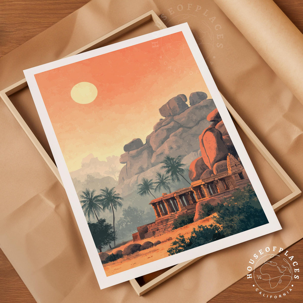 Hampi travel poster – view 4