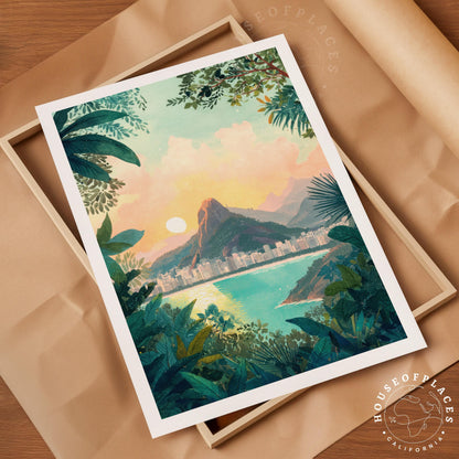 Rio de Janeiro travel poster – view 4