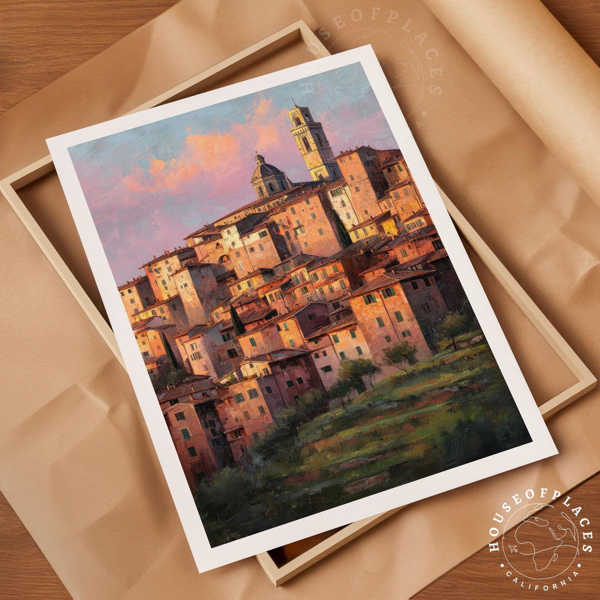 Siena travel poster – view 4