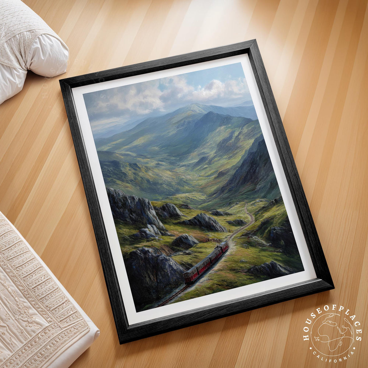 Snowdonia travel poster – view 2