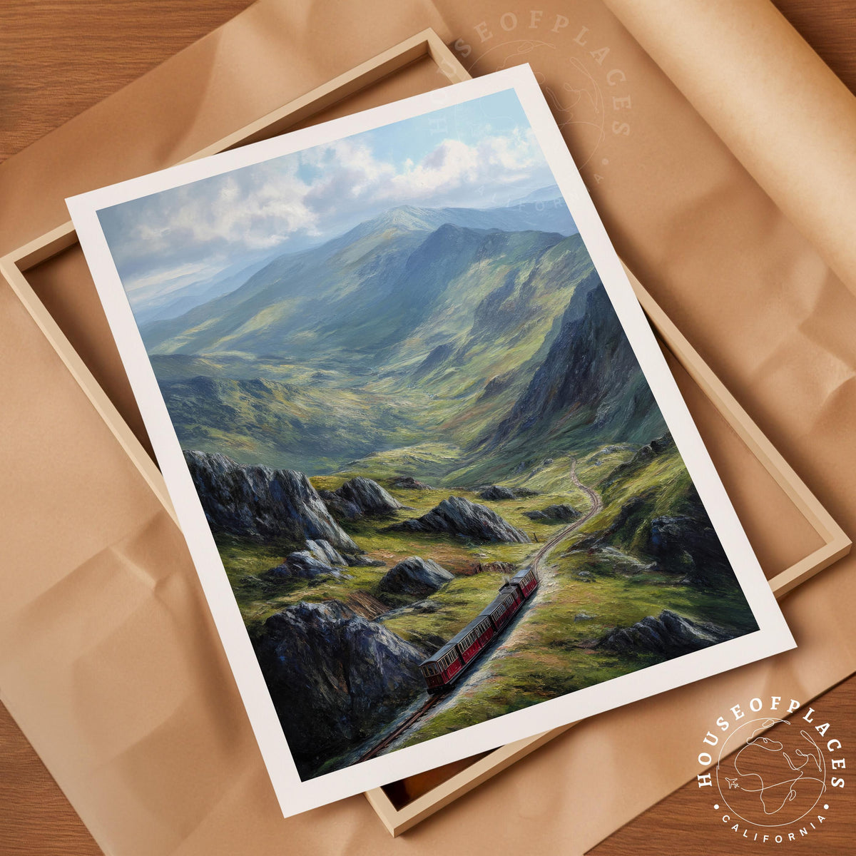 Snowdonia travel poster – view 4