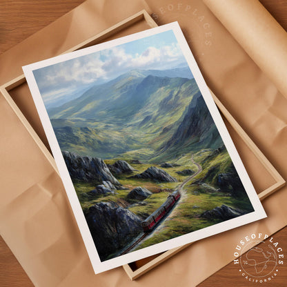 Snowdonia travel poster – view 4