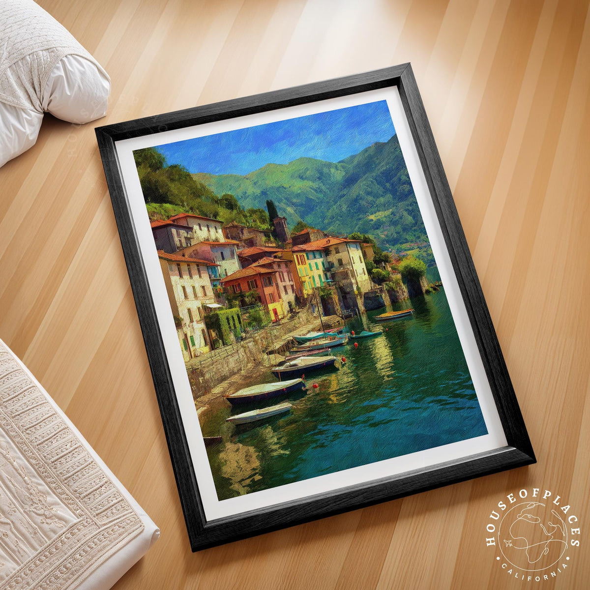 Argegno travel poster – view 2