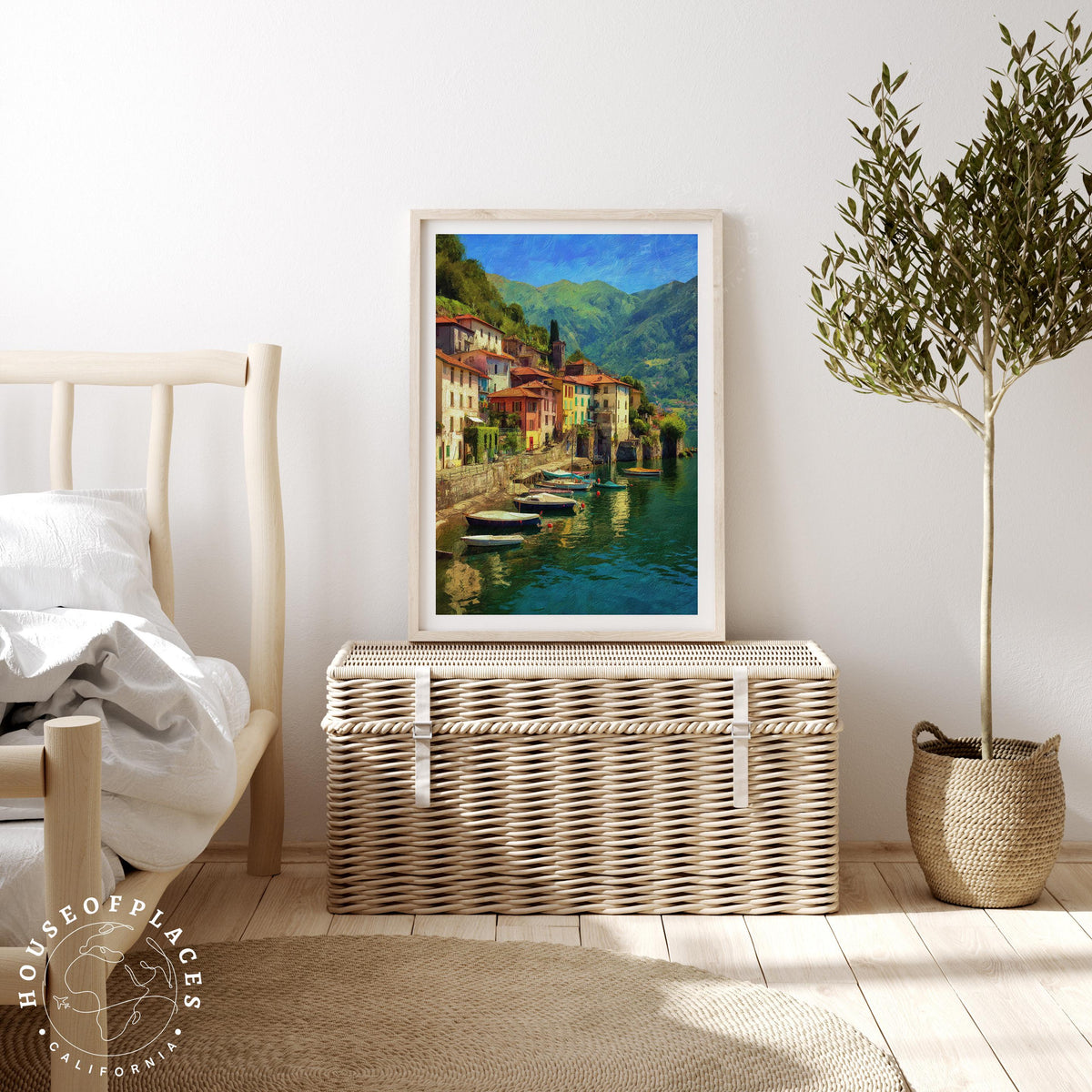 Argegno travel poster – view 3