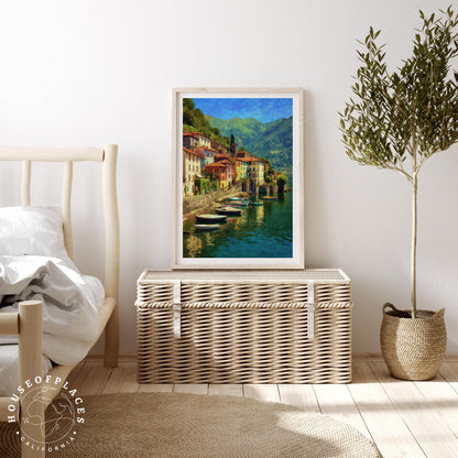 Argegno travel poster – view 3