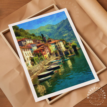 Argegno travel poster – view 4