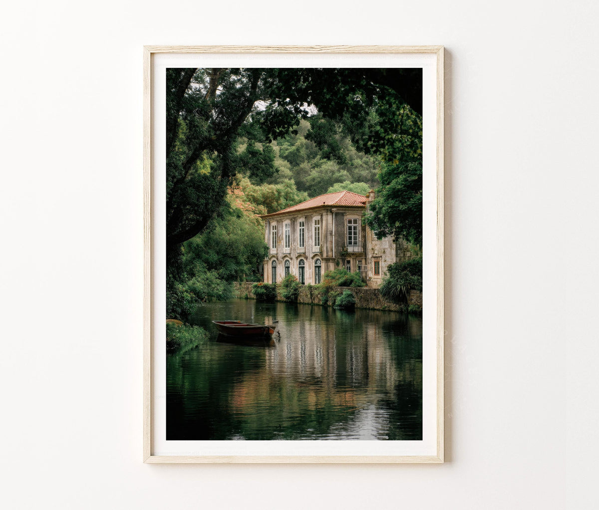 Caldas da Rainha Travel Poster – Portugal Wall Art Print