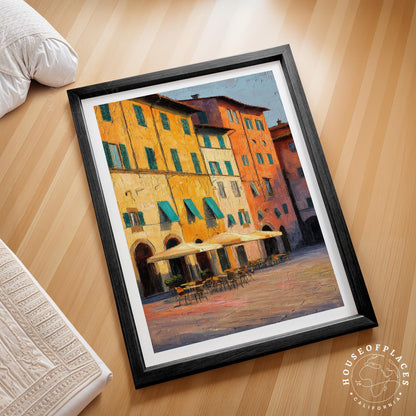 Lucca travel poster – view 2