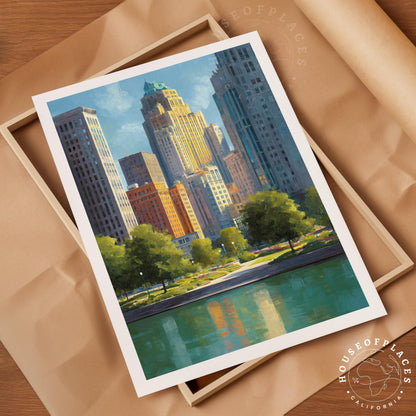 Detroit travel poster – view 4