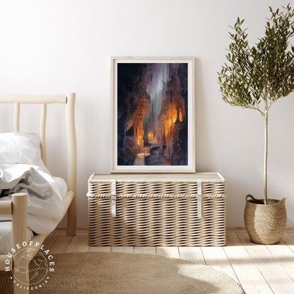 Predjama Castle travel poster – view 3