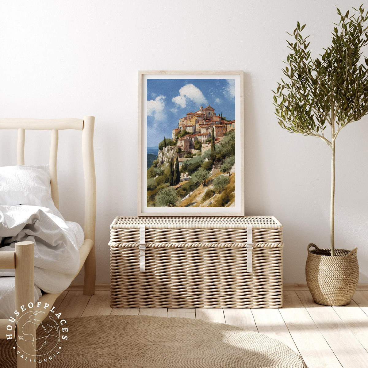 Èze travel poster – view 3
