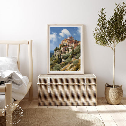 Èze travel poster – view 3