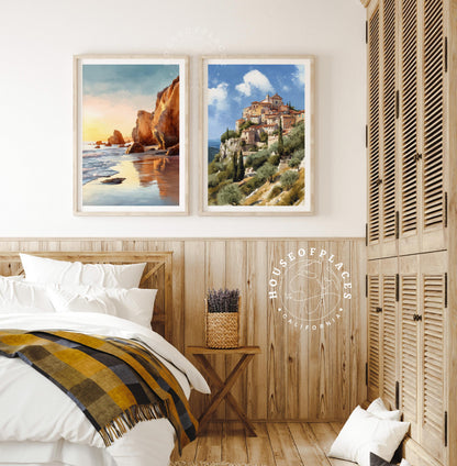 Èze travel poster – view 9