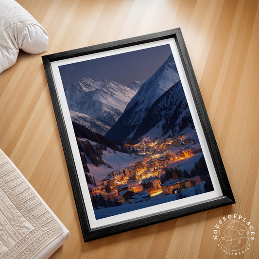 Ischgl Tyrol travel poster – view 2