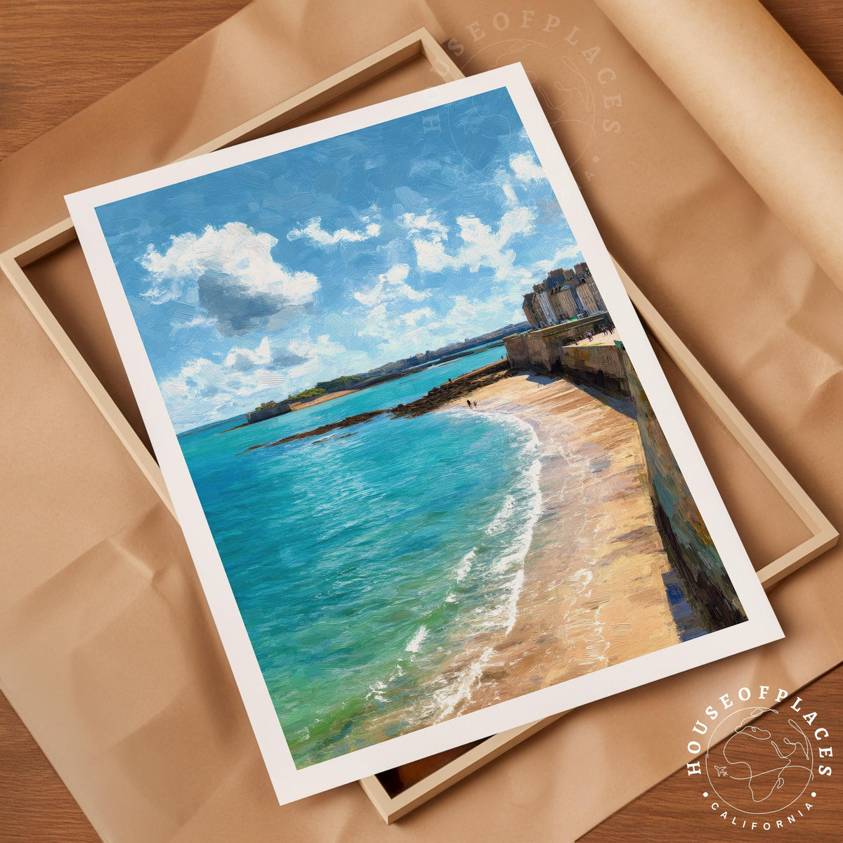 Saint-Malo travel poster – view 4