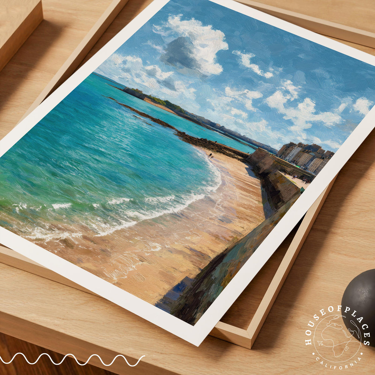 Saint-Malo travel poster – view 7