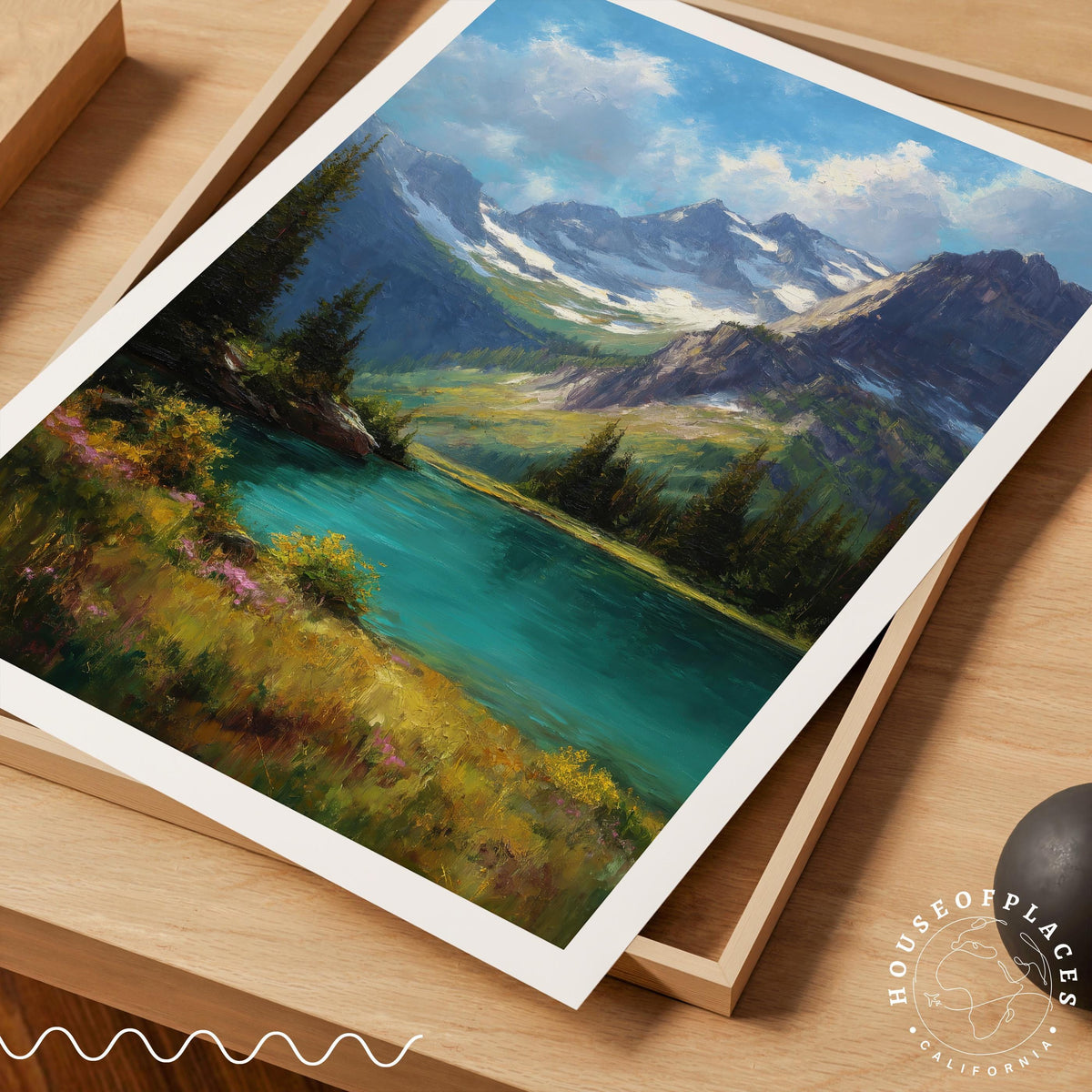 Glacier National Park travel poster – view 7