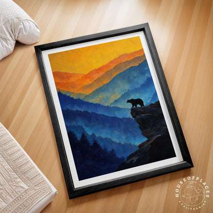 Great Smoky Mountains National Park travel poster – view 2