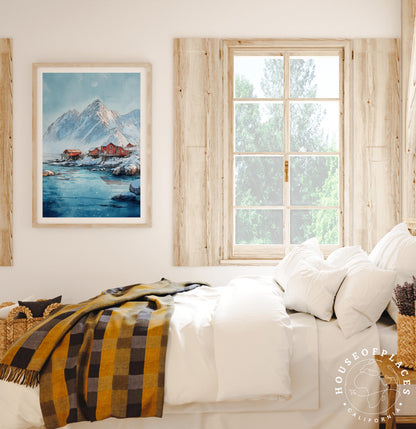 Lofoten Islands travel poster – view 6