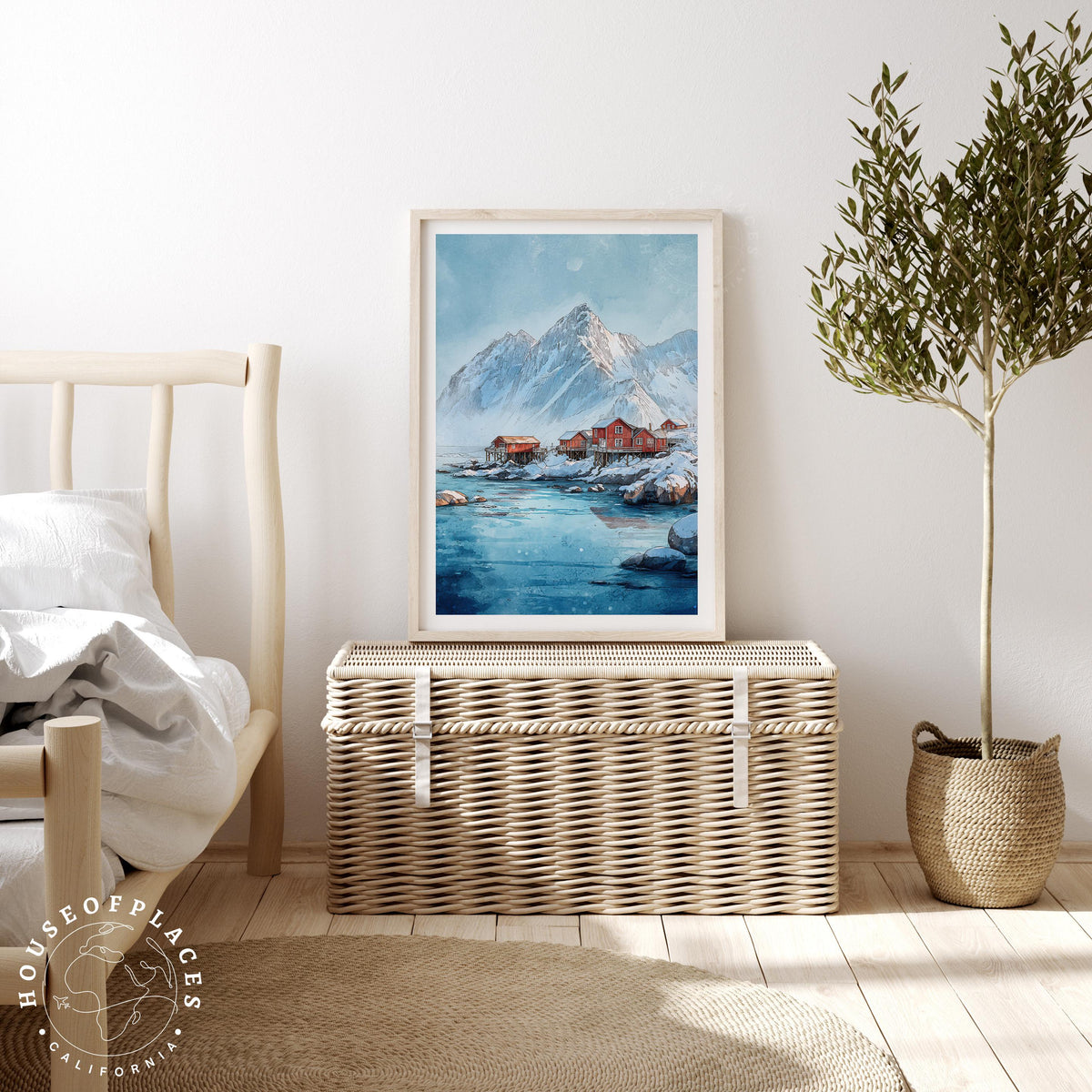 Lofoten Islands travel poster – view 3