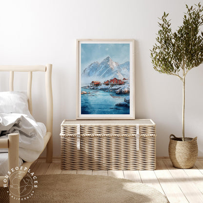 Lofoten Islands travel poster – view 3