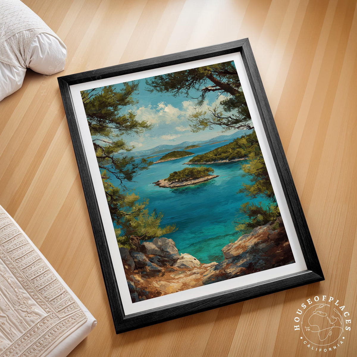 Mljet National Park travel poster – view 2