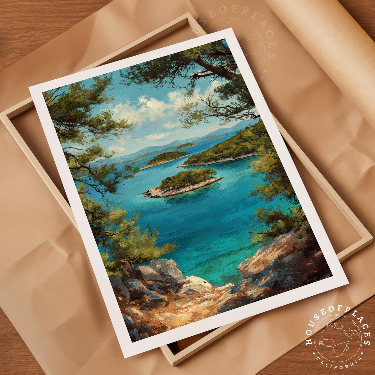 Mljet National Park travel poster – view 4