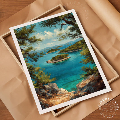 Mljet National Park travel poster – view 4