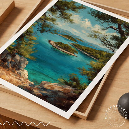 Mljet National Park travel poster – view 7