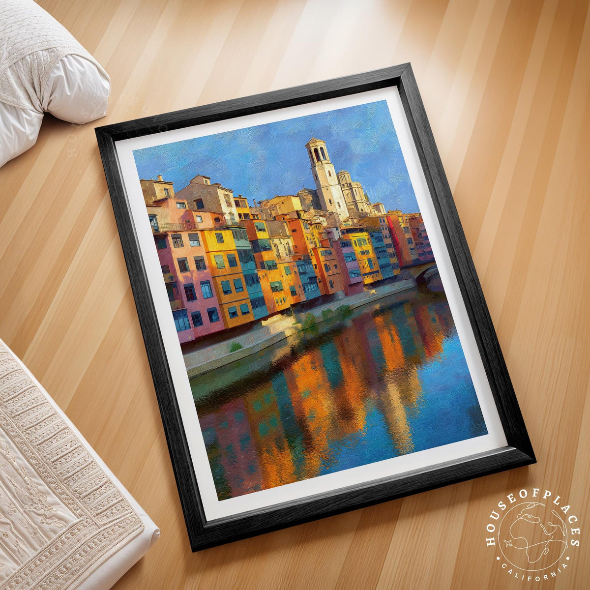 Girona travel poster – view 2