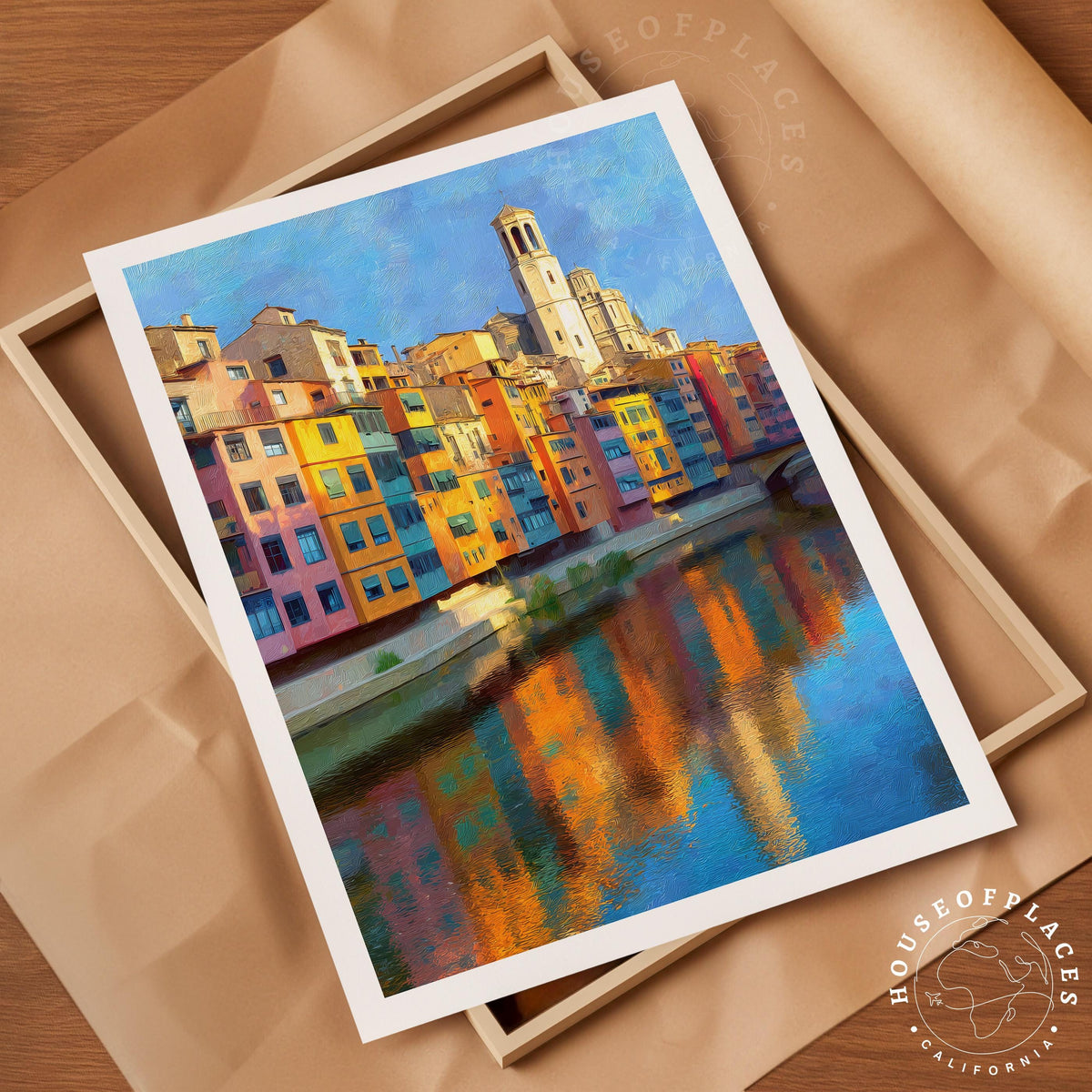 Girona travel poster – view 4