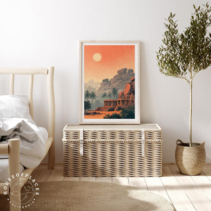 Hampi travel poster – view 3