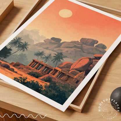 Hampi travel poster – view 7
