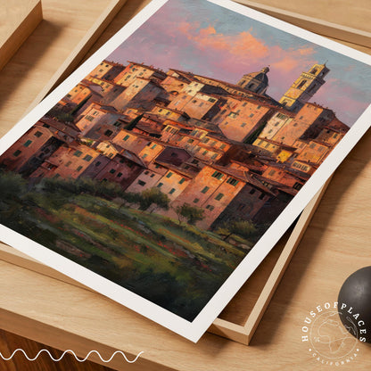 Siena travel poster – view 7