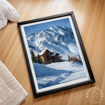 Snowbasin travel poster – view 2