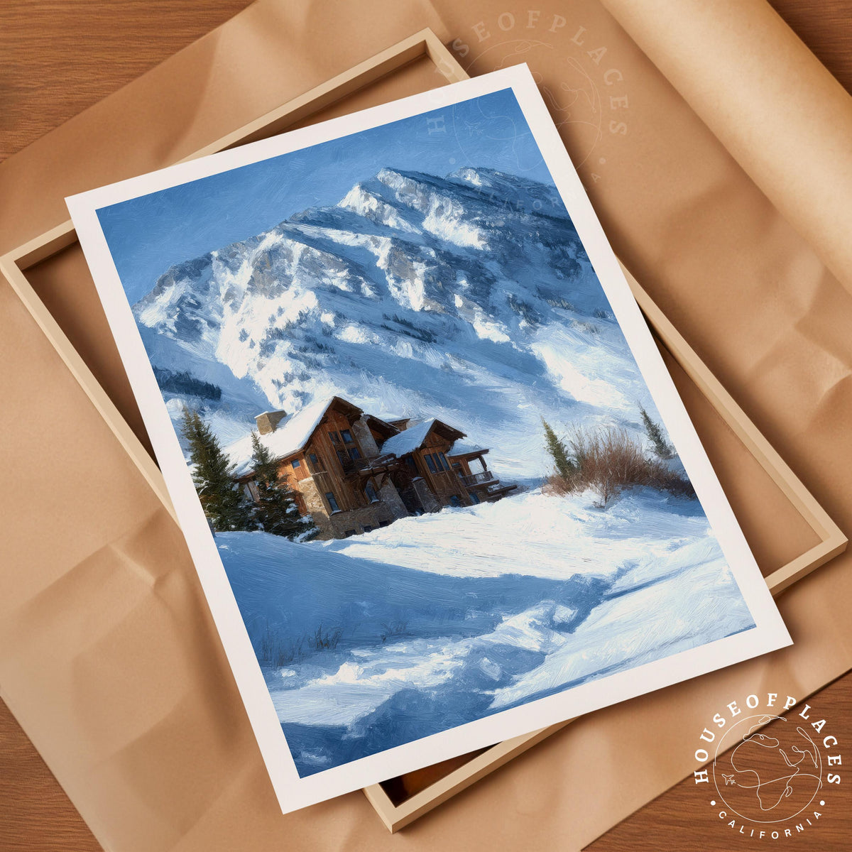 Snowbasin travel poster – view 4