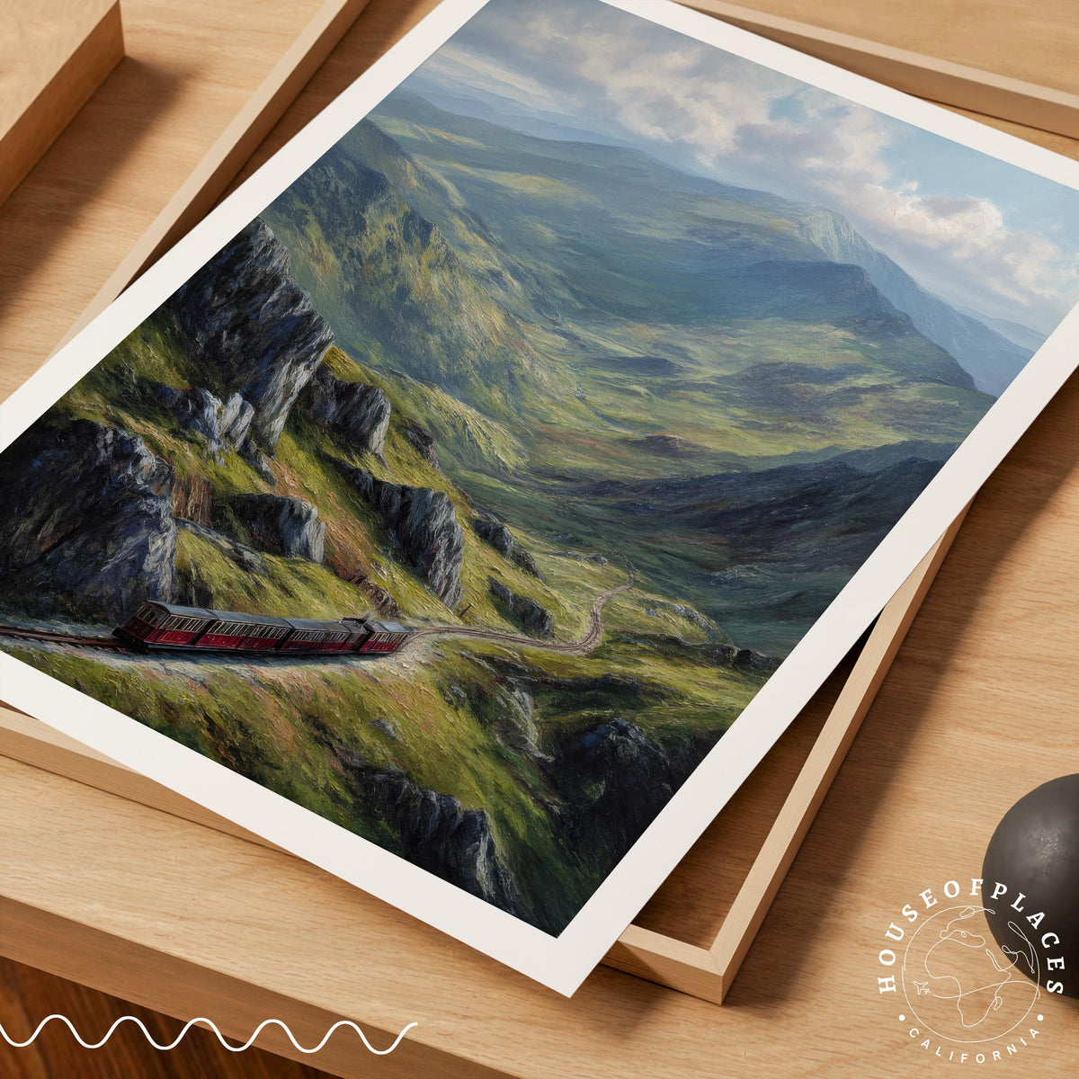 Snowdonia travel poster – view 7