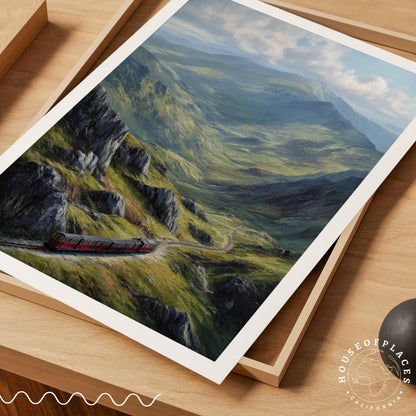 Snowdonia travel poster – view 7